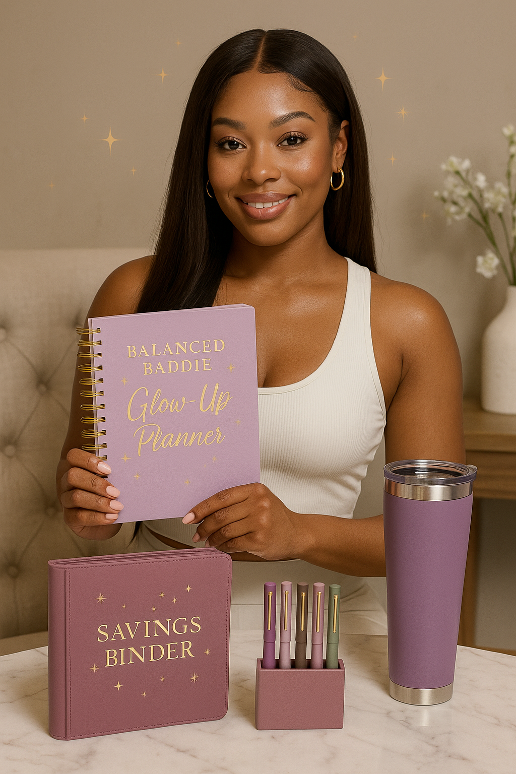 Balanced Baddie Glow-Up Planner Bundle
