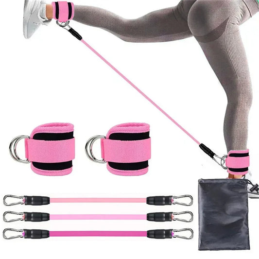 Baddie Ankle Straps Resistance Bands Set